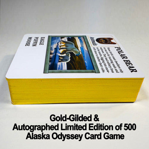 Alaska Odyssey Card Game - Deluxe Gold Limited Edition (Signed)