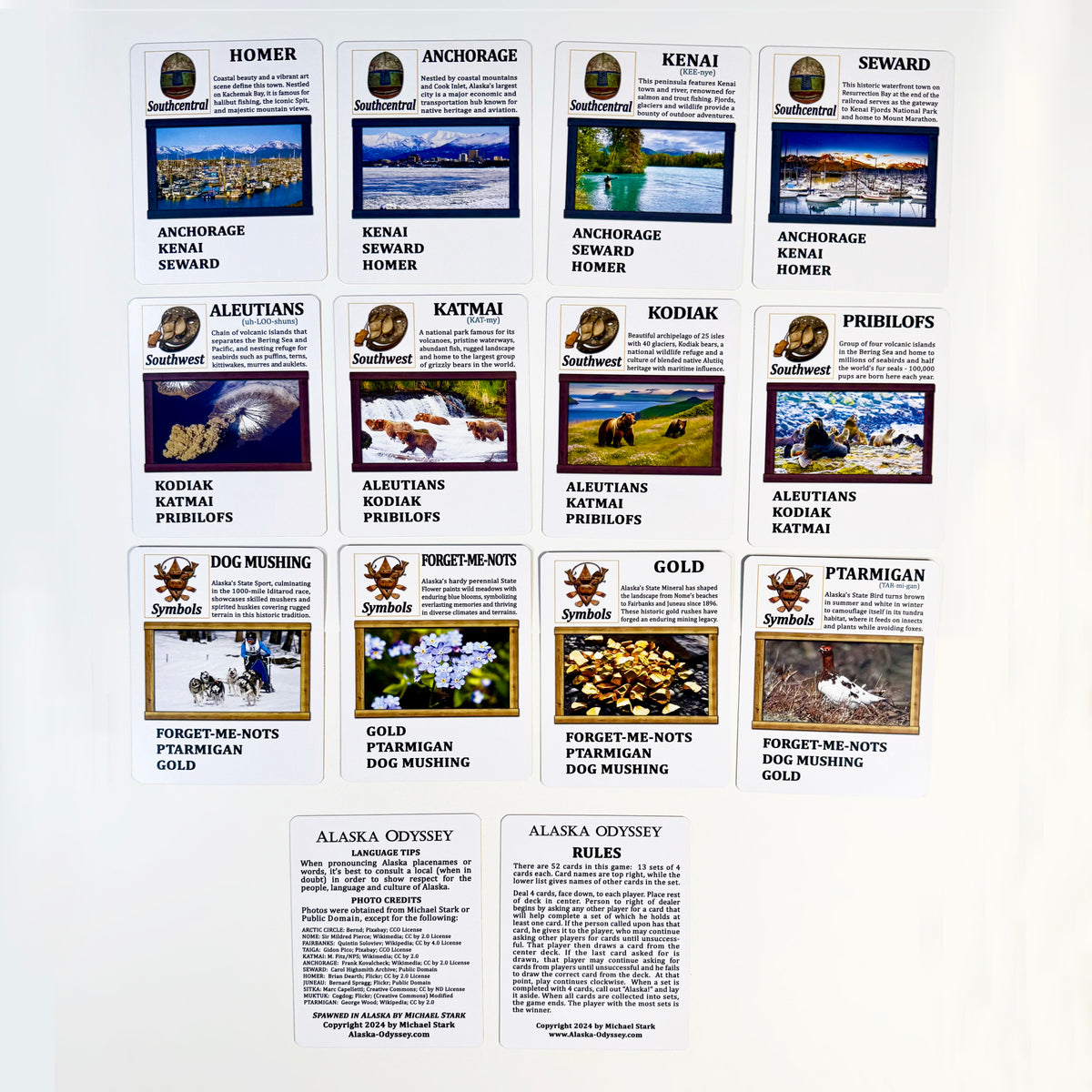 Alaska Odyssey Card Game