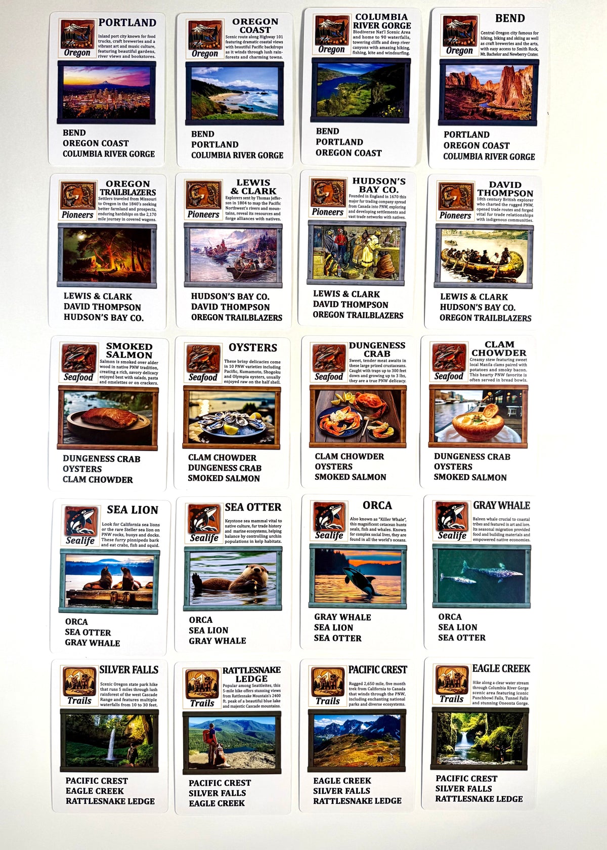 The Pacific Northwest Card Game